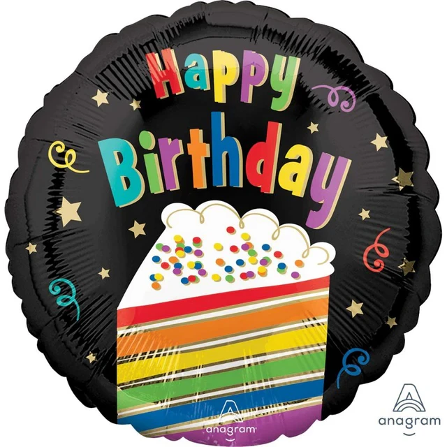 Globo de aluminio - Estándar Hx Neón Hbd (45 cm)