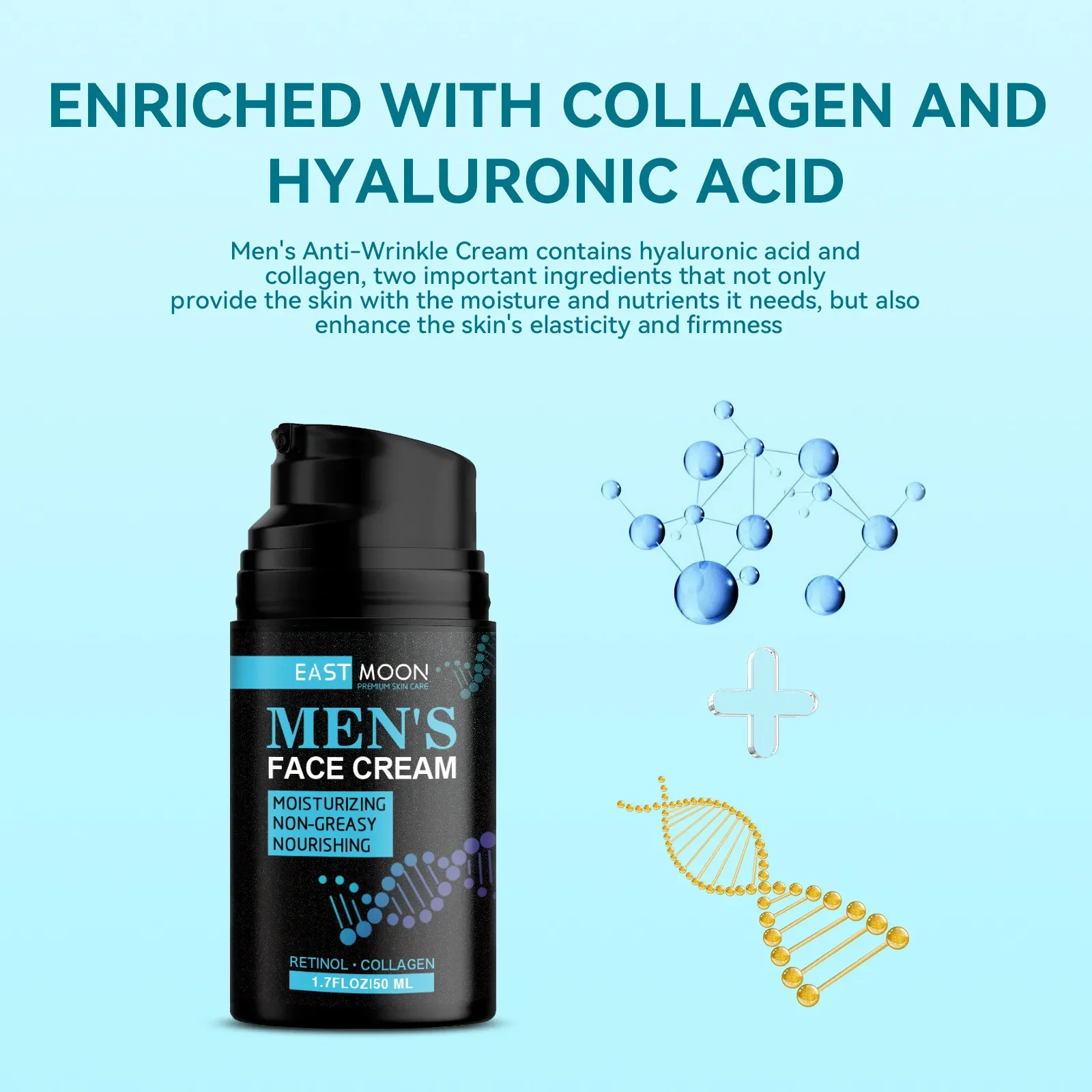 Crema antiedad reafirmante para hombres
