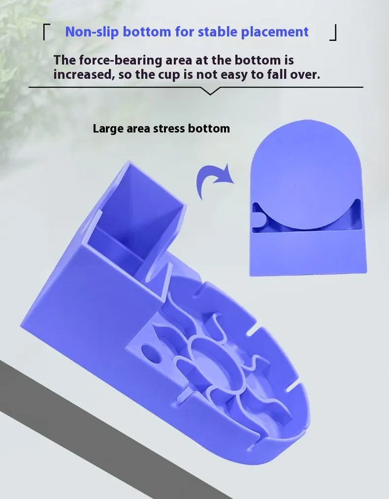 Escurridor de silicona para tazas, estante de almacenamiento para utensilios de cocina