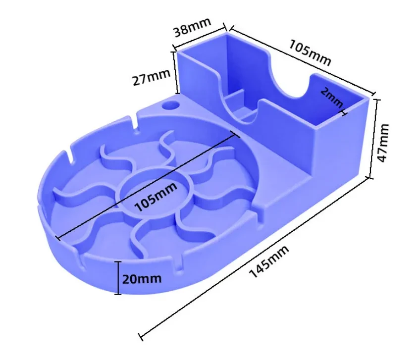 Escurridor de silicona para tazas, estante de almacenamiento para utensilios de cocina