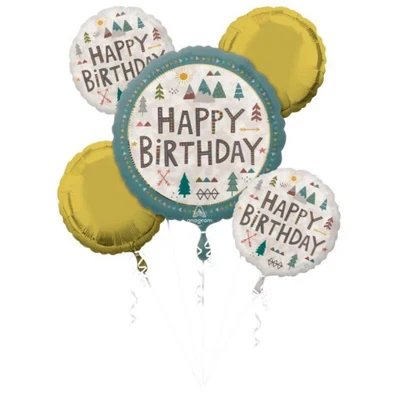 Ramo Wilderness Feliz Cumpleaños - Paquete de 5