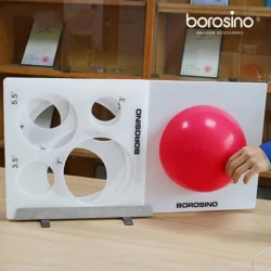 Conjunto de plantillas para medir el tamaño de los globos