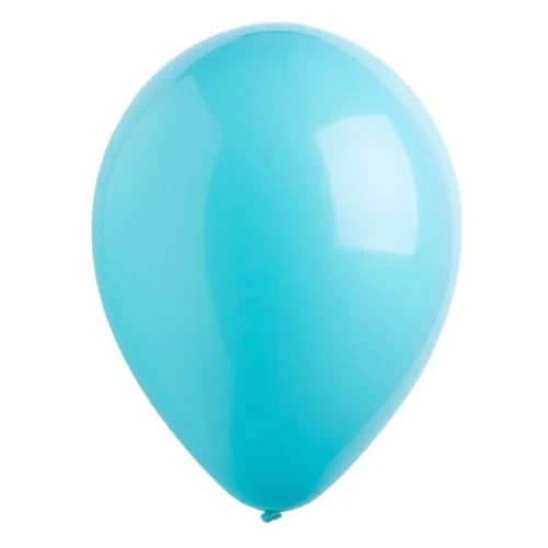 Globos de látex de 30 cm, paquete de 200 unidades, color azul caribeño.