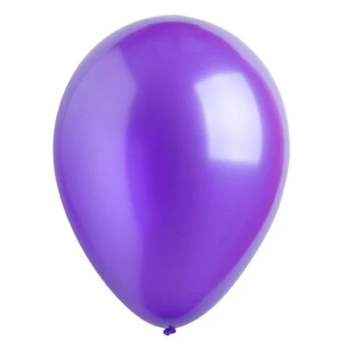 Globos de látex de 30 cm, paquete de 200 unidades, color morado metalizado