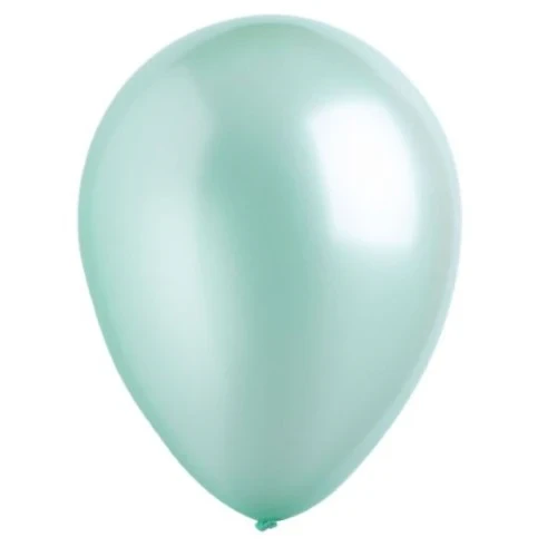 Globos de látex de 30 cm, paquete de 200, color verde menta metalizado