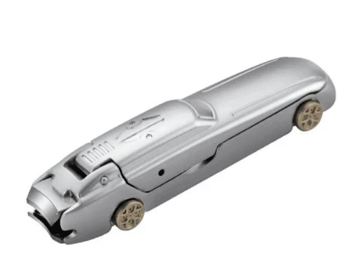 Cortaúñas antisalpicaduras con diseño de coche deportivo