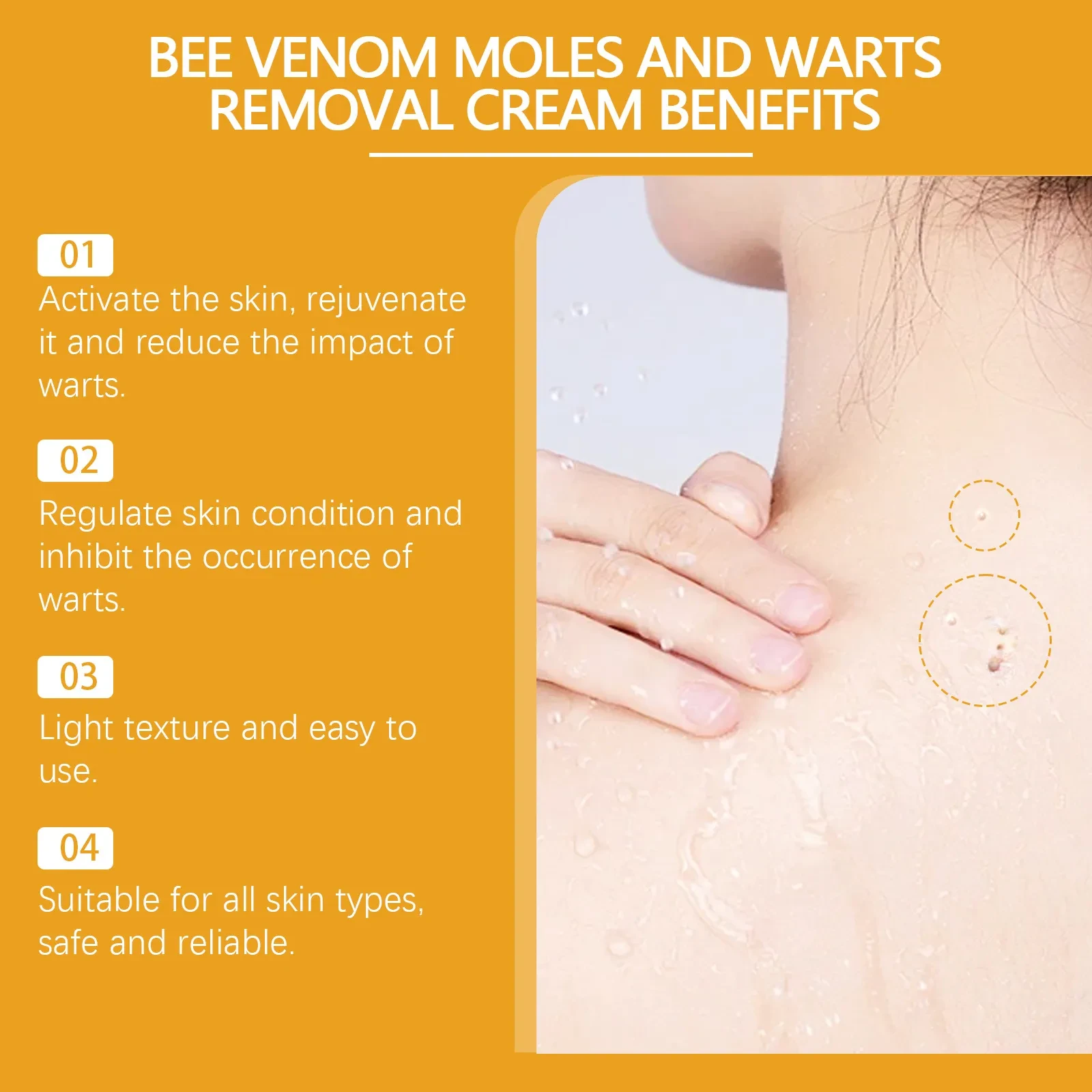 Crema para el cuello suave y limpia