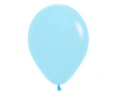 Globos de látex azul pastel mate de 30 cm, paquete de 100 (paquete de 100)