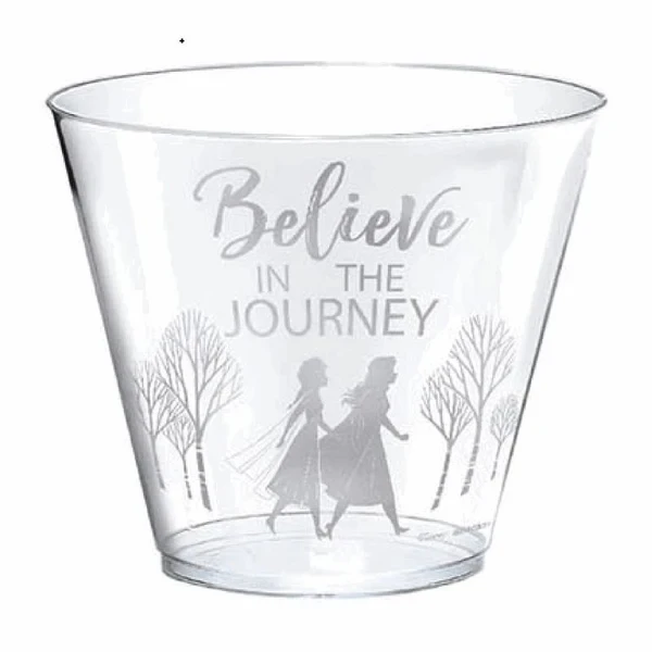 Vasos de plástico estampados en caliente de Frozen 2 (paquete de 8)