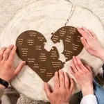 Razones por las que te amo: Rompecabezas en forma de corazón para regalar a tus seres queridos