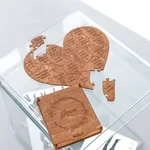 Razones por las que te amo: Rompecabezas en forma de corazón para regalar a tus seres queridos