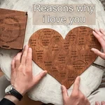Razones por las que te amo: Rompecabezas en forma de corazón para regalar a tus seres queridos