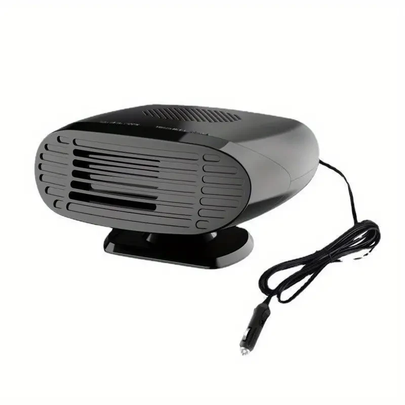 Calentador de coche DC12V/24V - Desempañador y descongelador de parabrisas con rotación ajustable de 2 velocidades para invierno