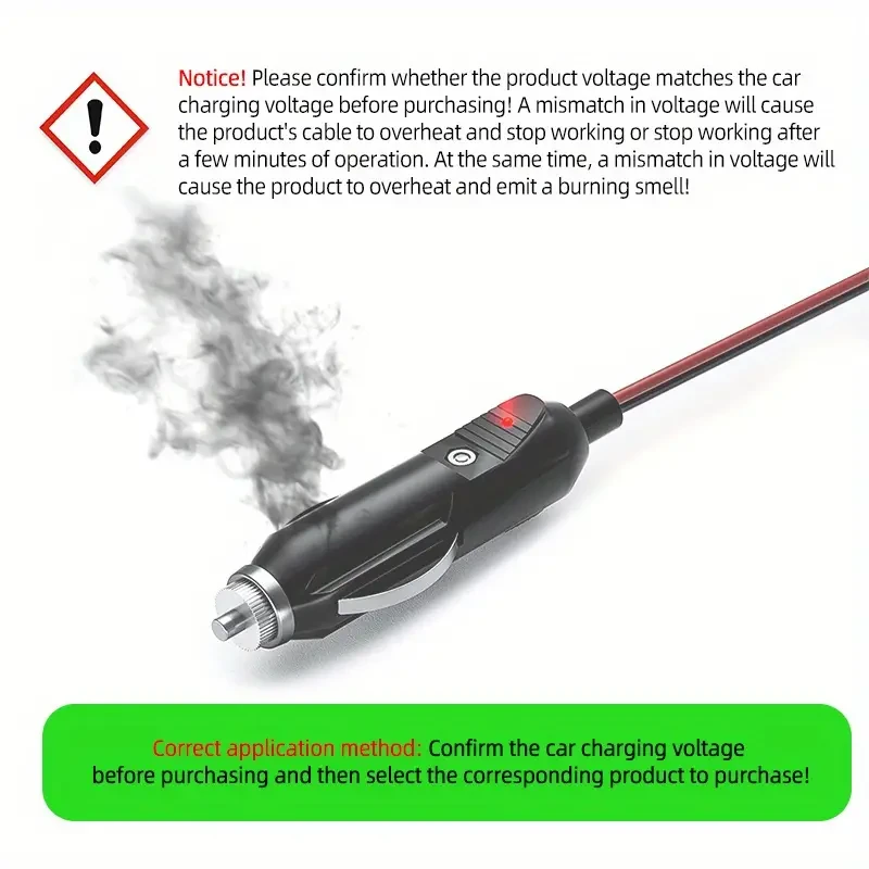 Calentador de coche DC12V/24V - Desempañador y descongelador de parabrisas con rotación ajustable de 2 velocidades para invierno