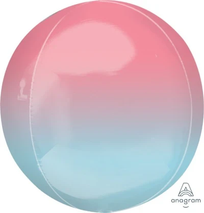 Globo Orbz XL Ombre Rojo y Azul