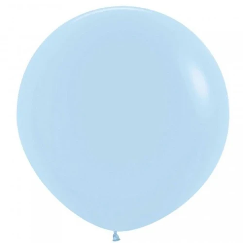 Globos de látex Sempertex azul pastel mate de 60 cm (paquete de 3) (640 unidades)