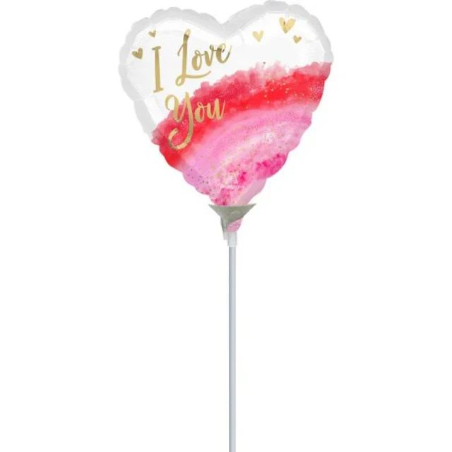 Geoda de acuarela "Te amo" de 10 cm