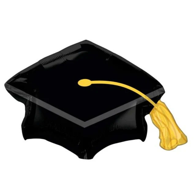 Birrete de graduación negro SuperShape