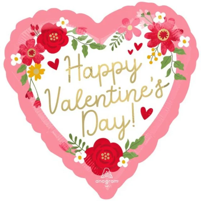 45 cm estándar HX Feliz Día de San Valentín Floral