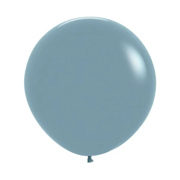 Globos de látex Sempertex de 60 cm en color azul pastel crepuscular (paquete de 3)