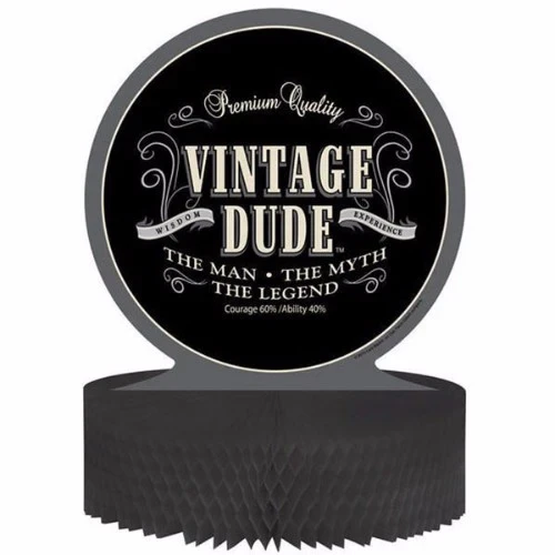 Centro de mesa vintage tipo panal