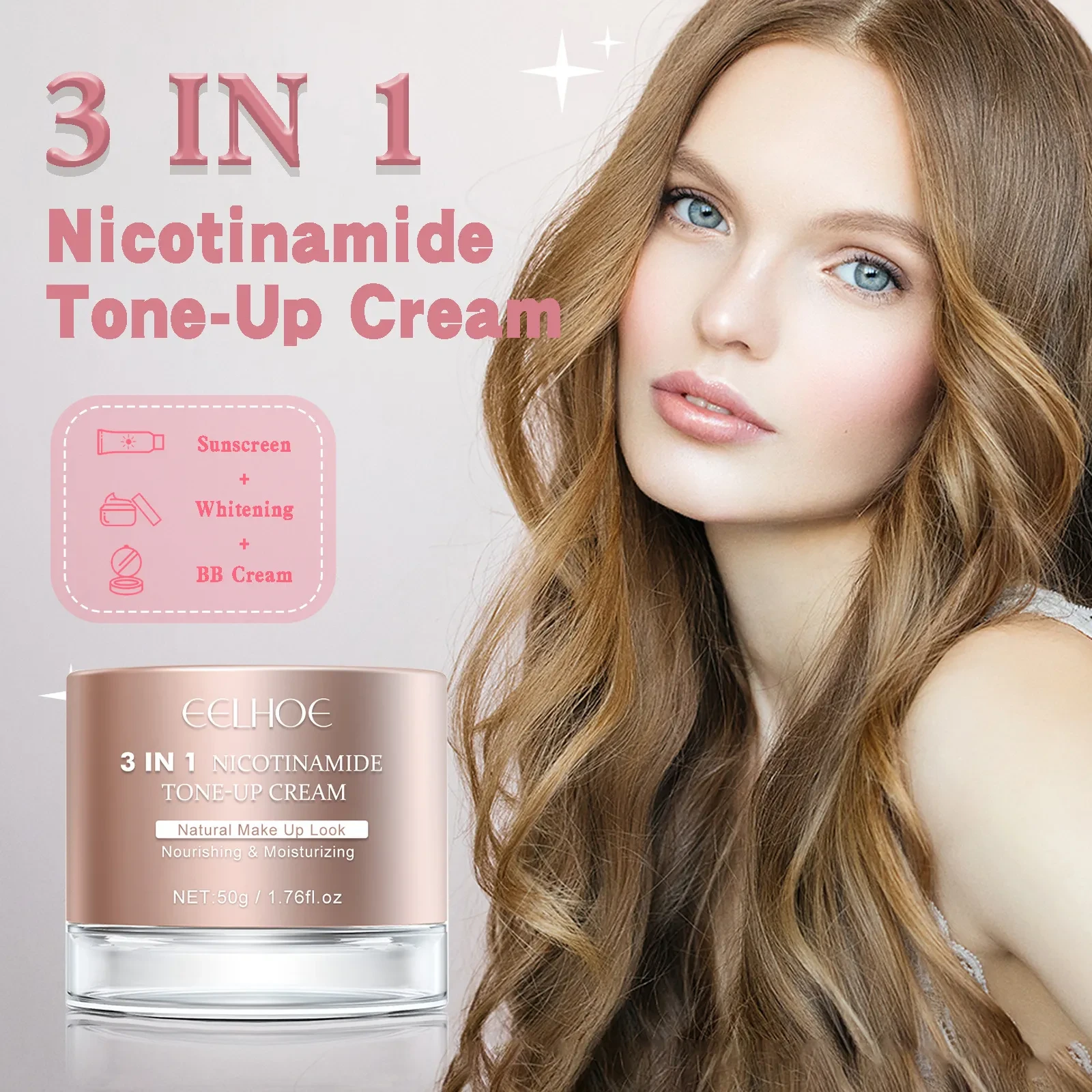 Crema hidratante y iluminadora para unificar el color de la piel