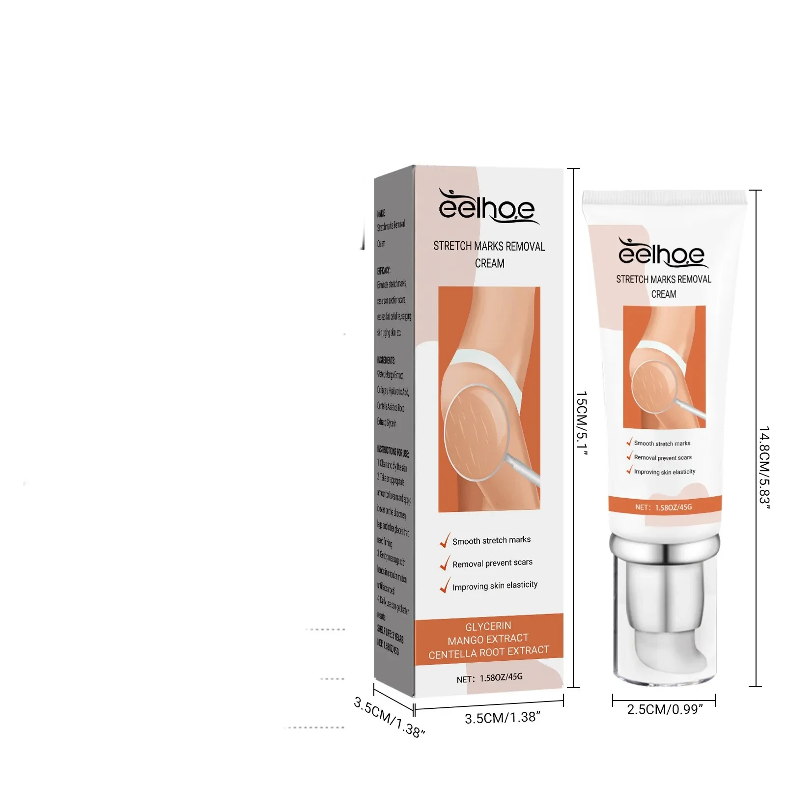 Crema para el cuello, rejuvenecimiento de la piel suave y reparadora de cicatrices