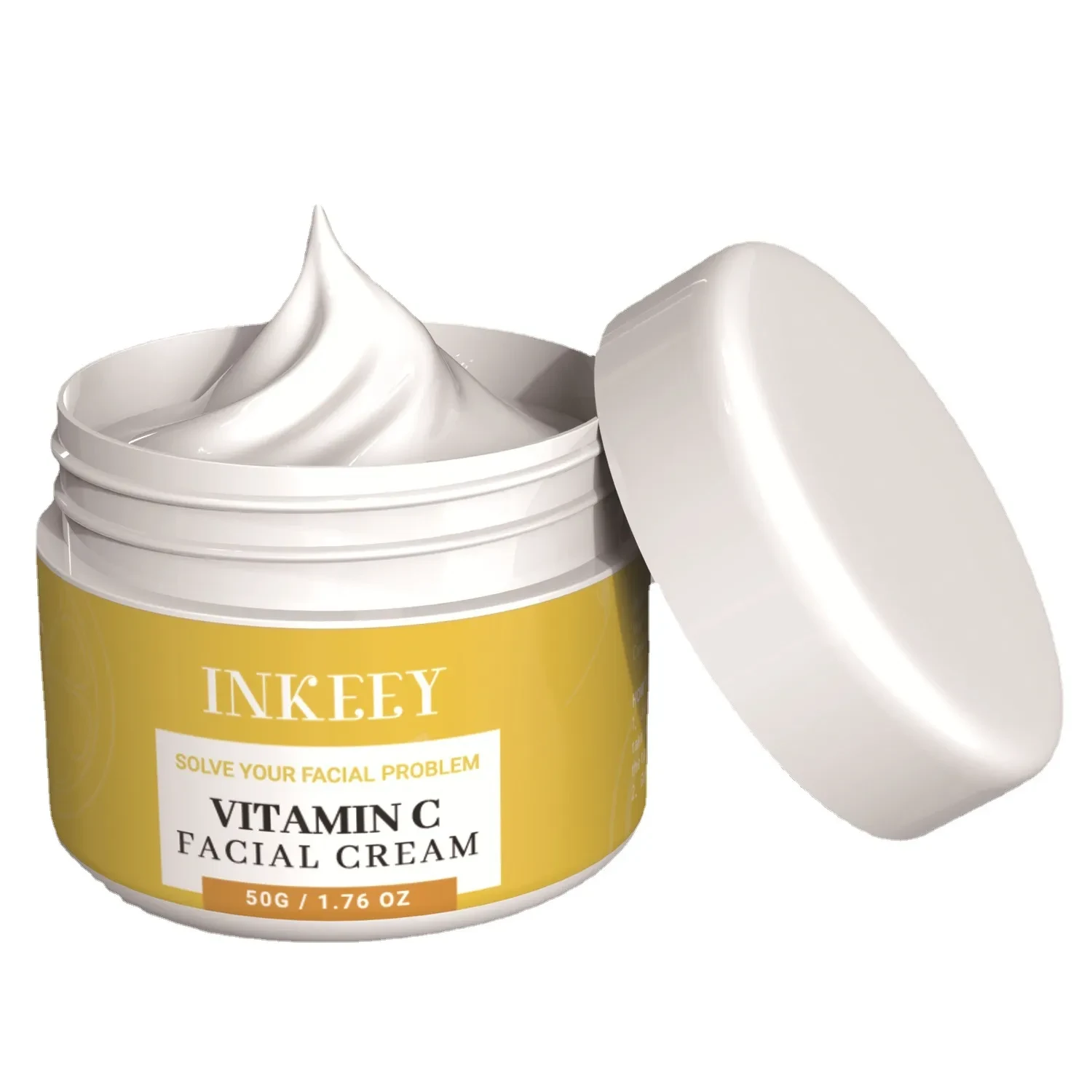 Crema de vitamina C para aclarar el color de la piel