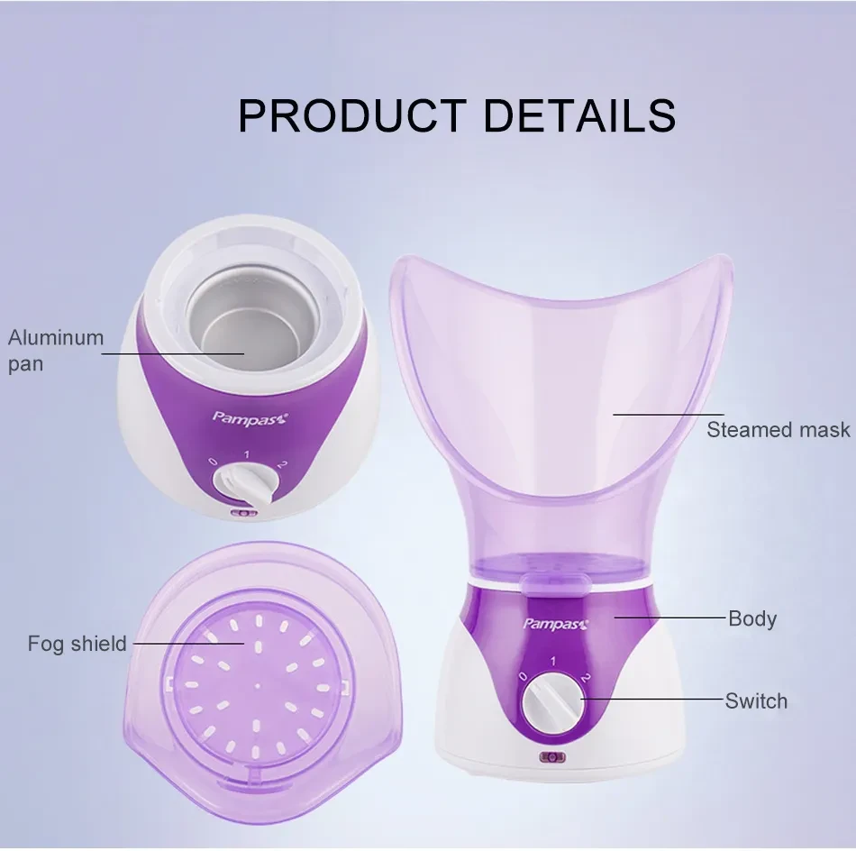 Máquina de vapor facial Limpiador de poros Niebla de vapor