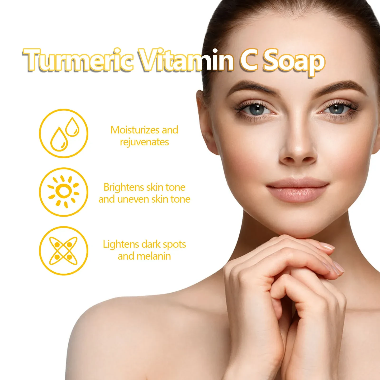 Jabón facial limpiador que difumina las manchas y rejuvenece la piel