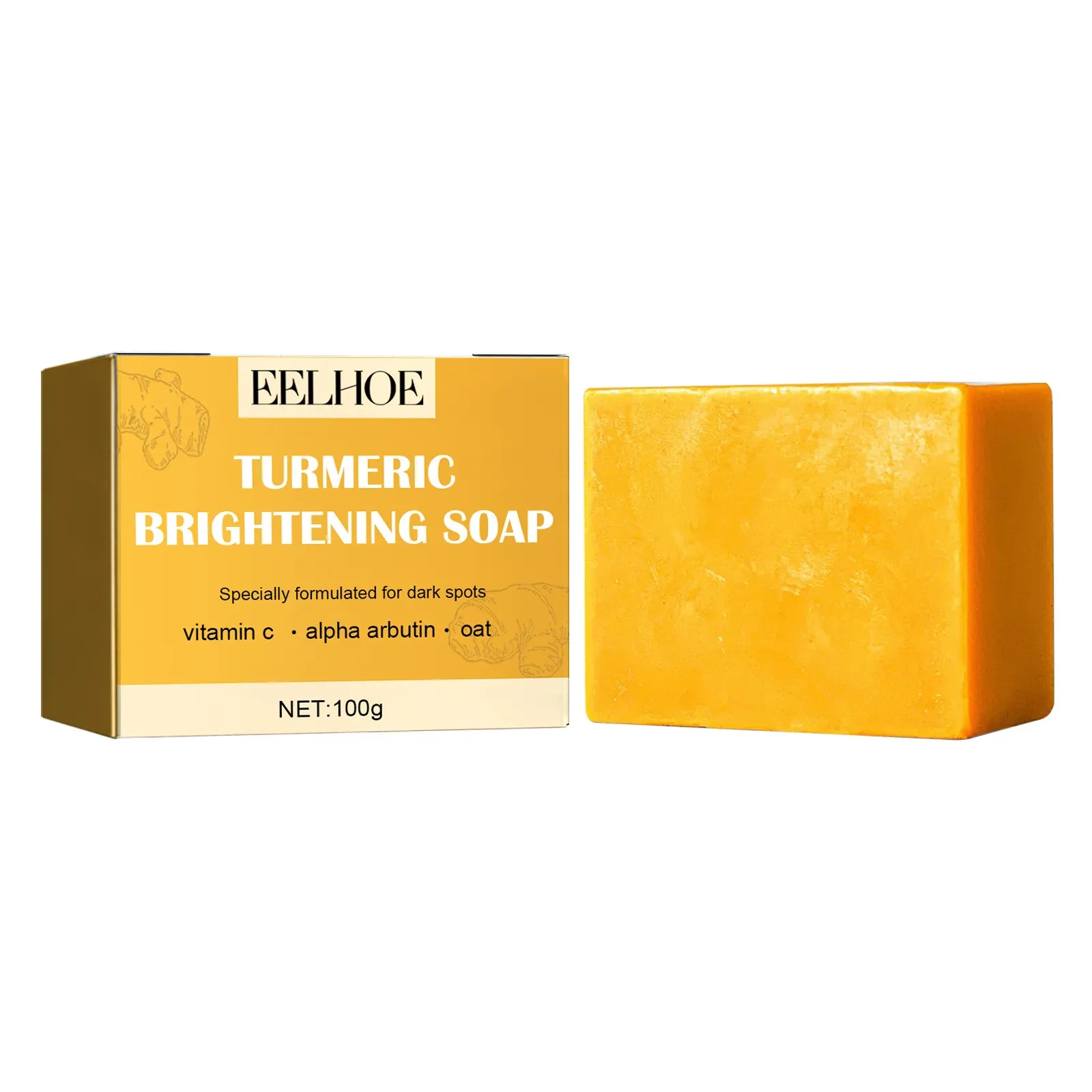 Jabón facial limpiador que difumina las manchas y rejuvenece la piel