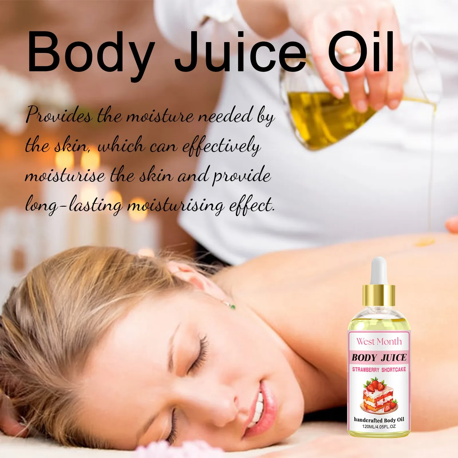 Aceite de tratamiento corporal hidratante nutritivo para piel seca
