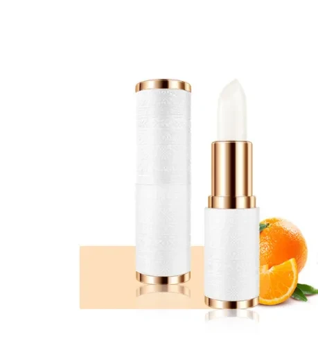 Lápiz labial hidratante para arrugas de labios sin color, piel muerta