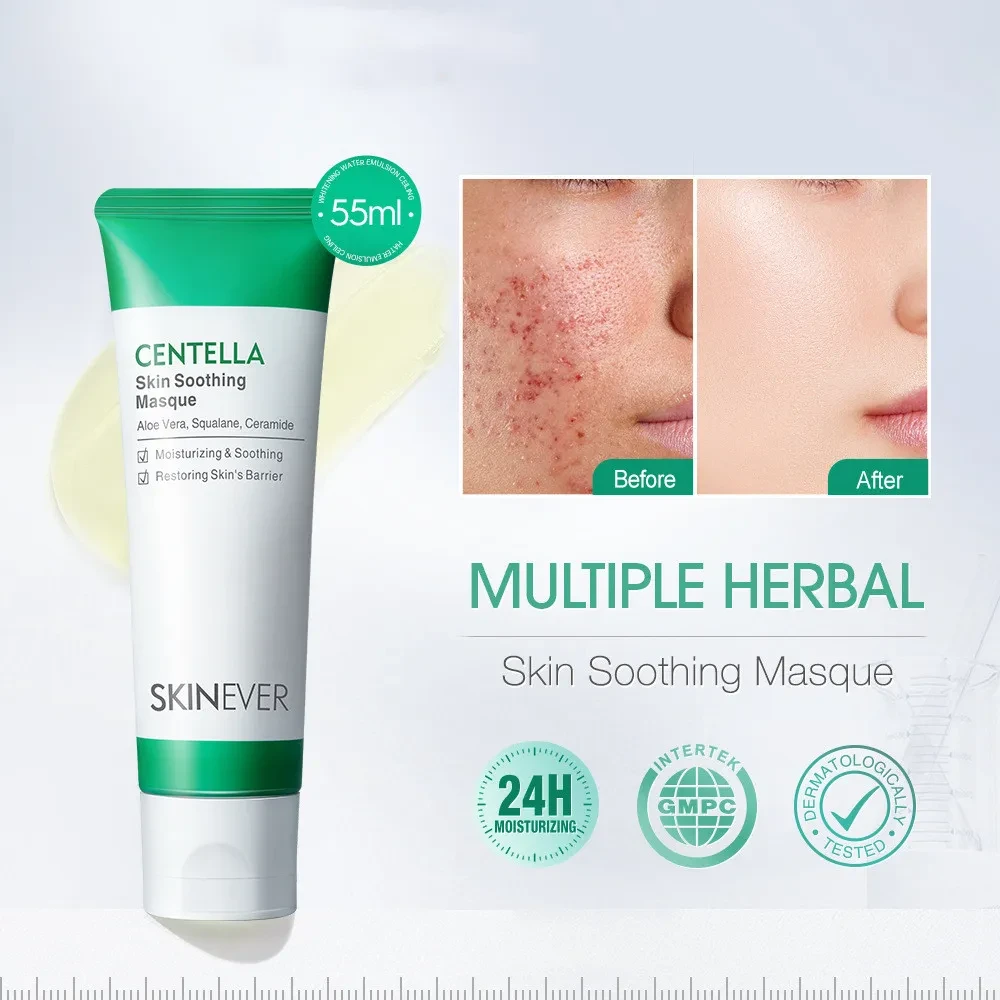 Mascarilla nutritiva de centella asiática para aclarar el color de la piel