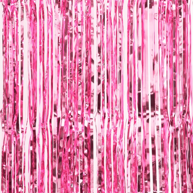 Cortina metálica - Rosa brillante