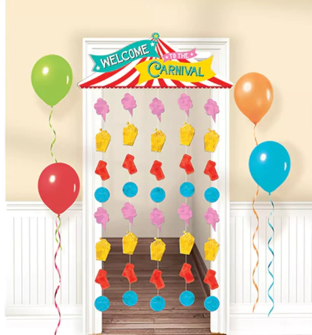 Cortina de puerta de los Juegos de Carnaval Bienvenidos al Carnaval