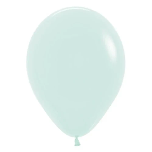 Globos de látex Sempertex verde pastel mate de 30 cm (paquete de 50)