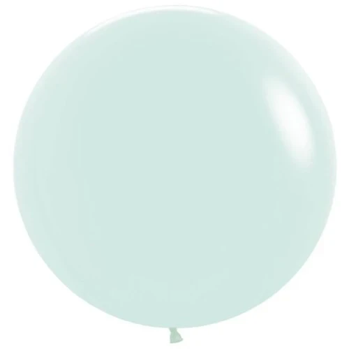 Globos de látex Sempertex verde pastel mate de 60 cm (paquete de 10)
