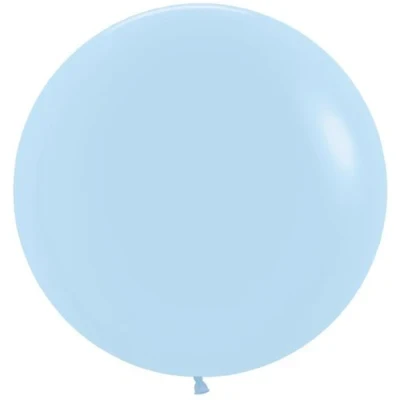 Globos de látex Sempertex azul pastel mate de 60 cm (paquete de 10)