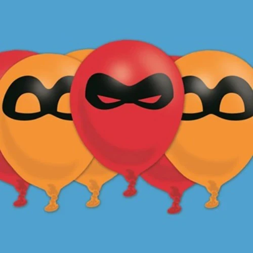 Globos de látex de Los Increíbles 2 de 30 cm (paquete de 6)