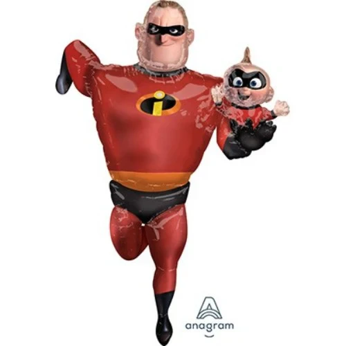 Airwalker Los Increíbles 2 Mr. Increíble y Jack Jack