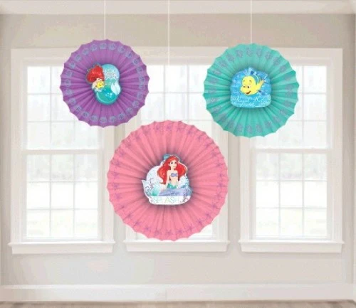 Decoraciones para abanicos de Ariel Dream Big - Paquete de (3)