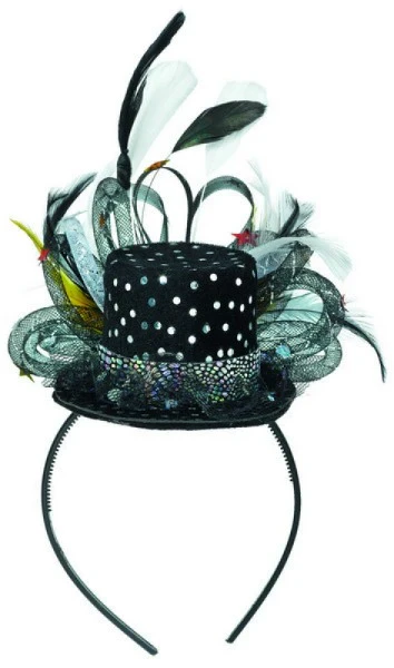 Tiara de lujo estilo Hollywood (pluma)