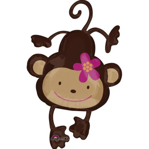Globos de aluminio - Supershape XL Monkey Love
