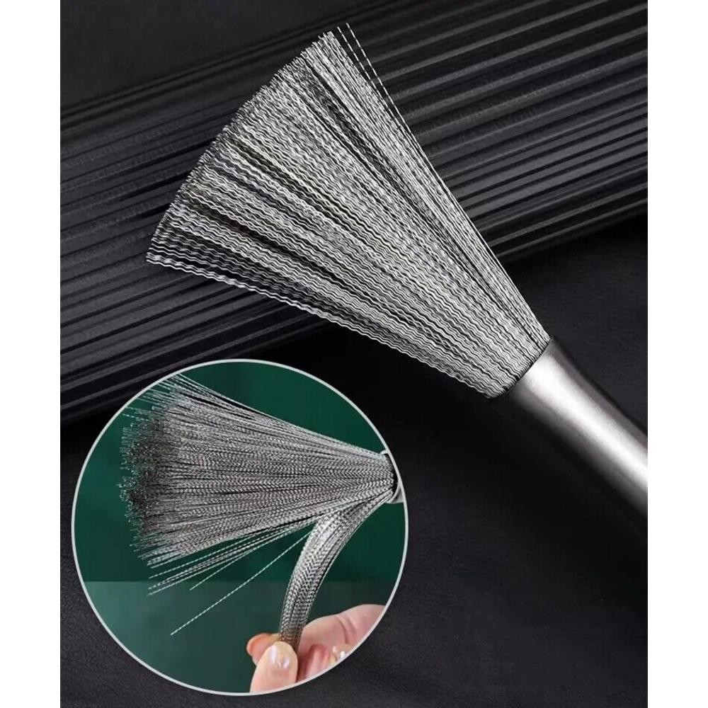 Cepillo de acero inoxidable para ollas Great Choice Products, cepillo de alambre para limpieza del hogar, cocina, nuevo