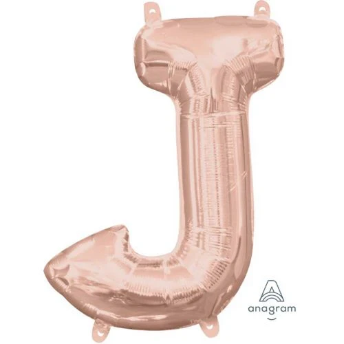 Globo de aluminio - Letra J Oro Rosa - 40 cm