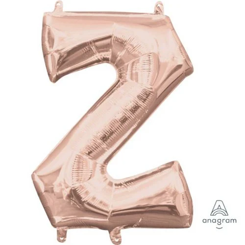 Globo de aluminio - Letra Z Oro Rosa - 40 cm