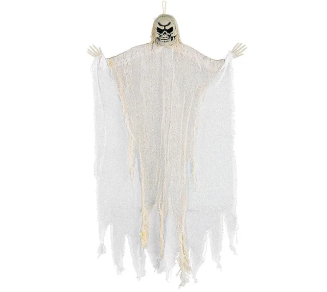 Decoración colgante de tela y plástico con forma de segador blanco mediano, nuevo diseño