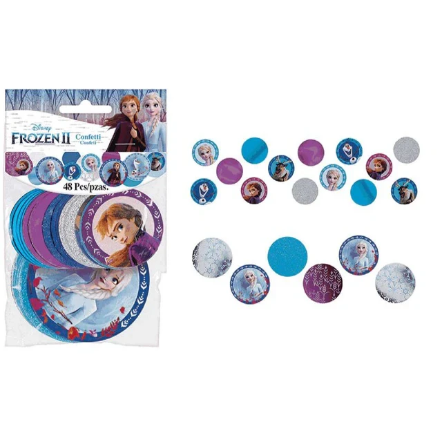 Círculos de confeti gigantes de Frozen 2