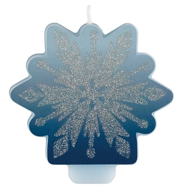 Vela con brillantina de Frozen 2